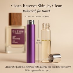 Clean Reserve Skin Perfume by Clean Perfume 0.27 oz Travel Spray
