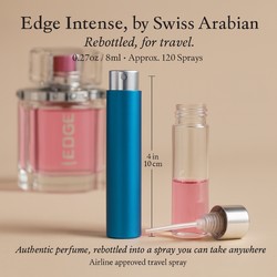 Edge Intense Perfume by Swiss Arabian Perfume 0.27 oz Travel Spray
