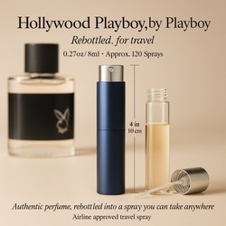 Hollywood Playboy Cologne by Playboy Cologne 0.27 oz Travel Spray