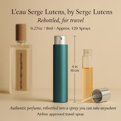 L'eau Serge Lutens Cologne by Serge Lutens Cologne 0.27 oz Travel Spray