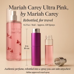 Mariah Carey Ultra Pink Perfume by Mariah Carey Perfume 0.27 oz Travel Spray