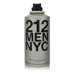 212 Cologne by Carolina Herrera 5 oz Deodorant Spray (Tester)