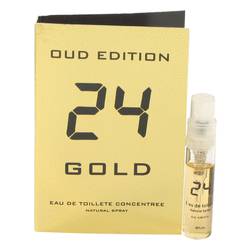 24 Gold Oud Edition Cologne by ScentStory Cologne 0.1 oz Vial Concentree (sample)