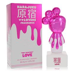 Harajuku Lovers Pop Electric Love Perfume By Gwen Stefani, 1 Oz Eau De Parfum Spray For Women