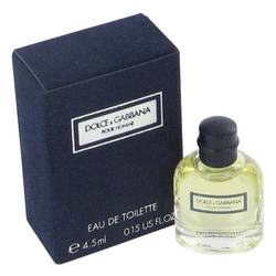 Dolce & Gabbana Mini By Dolce & Gabbana, .15 Oz Mini Eau De Toilette For Men