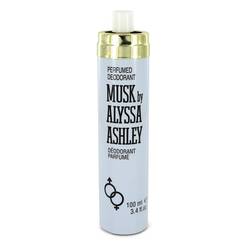 Alyssa Ashley Musk Perfume by Houbigant 3.4 oz Deodorant Spray (Tester)