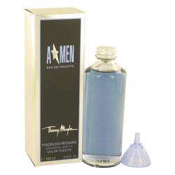 Angel Cologne By Thierry Mugler, 3.4 Oz Eau De Toilette Eco Refill Bottle For Men