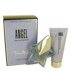 Angel Gift Set By Thierry Mugler Gift Set For Women Includes 1.7 Oz Eau De Parfum Star Spray Refillable + 3.5 Oz Body Lotion