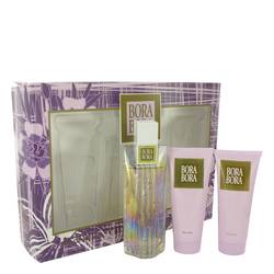 Bora Bora Gift Set By Liz Claiborne Gift Set For Women Includes 3.4 Oz Eau De Parfum Spray + 3.4 Oz Body Lotion + 3.4 Oz Body Wash