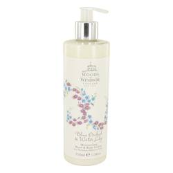 Blue Orchid & Water Lily Body Lotion By Woods Of Windsor, 11.8 Oz Body Lotion For Women