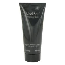 Black Soul After Shave Balm By Ted Lapidus, 3.3 Oz After Shave Balm For Men