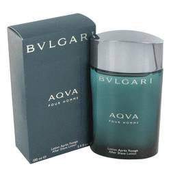 Aqua Pour Homme After Shave By Bvlgari, 3.4 Oz After Shave Lotion For Men