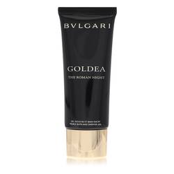 Bvlgari Goldea The Roman Night Perfume by Bvlgari 3.4 oz Pearly Bath And Shower Gel (Unboxed)