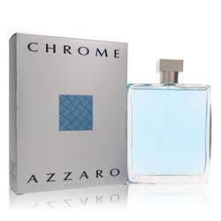 Chrome Cologne By Azzaro, 6.8 Oz Eau De Toilette Spray For Men