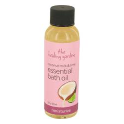 Coconut Milk & Lime Bath Oil By The Healing Garden, 2 Oz Moisturize Bath Oil For Women
