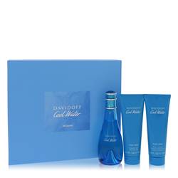 Cool Water Gift Set By Davidoff Gift Set For Women Includes 3.4 Oz Eau De Toilette Spray + 2.5 Oz Body Lotion + 2.5 Oz Shower Breeze