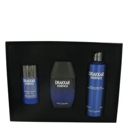 Drakkar Essence Gift Set By Guy Laroche Gift Set For Men Includes 3.4 Oz Eau De Toilette Spray + 6.7 Oz Body Spray + 2.6 Oz Deodorant Stick