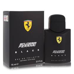 Ferrari Scuderia Black Cologne By Ferrari, 2.5 Oz Eau De Toilette Spray For Men