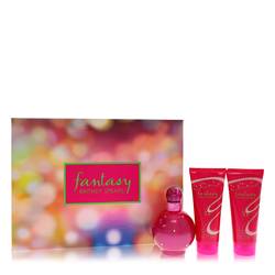 Fantasy Gift Set By Britney Spears Gift Set For Women Includes 3.3 Oz Eau De Parfum Spray + 3.3 Oz Body Souffle + 3.3 Oz Shower Gel