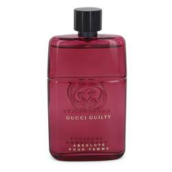 Gucci Guilty Absolute Perfume by Gucci 3 oz Eau De Parfum Spray (Tester)