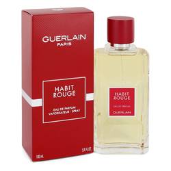 Habit Rouge Cologne By Guerlain, 3.3 Oz Eau De Parfum Spray For Men