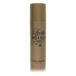 Lady Million Perfume by Paco Rabanne 5 oz Deodorant Spray (Unboxed)