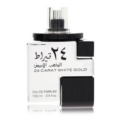 Lattafa 24 Carat White Gold Cologne by Lattafa 3.4 oz Eau De Parfum Spray (Unisex Unboxed)