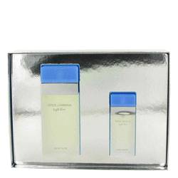 Light Blue Perfume by Dolce & Gabbana -- Gift Set - 3.4 oz Eau De Toilette Spray + .85 oz EDT Spray