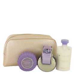 Omnia Amethyste Gift Set By Bvlgari Gift Set For Women Includes 2.2 Oz Eau De Toilette Spray + 2.5 Oz Body Lotion + 2.6 Oz Scented Soap + Beauty Pouch