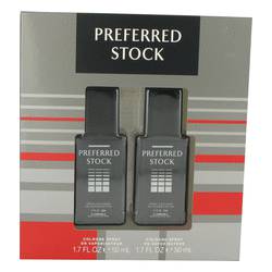Preferred Stock Gift Set By Coty Gift Set For Men Includes Two 1.7 Oz Cologne Sprays
