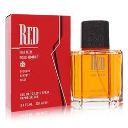 Red Cologne By Giorgio Beverly Hills, 3.4 Oz Eau De Toilette Spray For Men