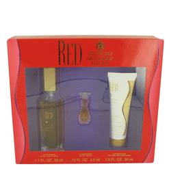 Red Gift Set By Giorgio Beverly Hills Gift Set For Women Includes 1.7 Oz Eau De Toilette Spray + 1.6 Oz Body Moisturizer + .13 Oz Mini Edt