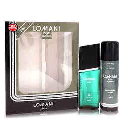 Lomani Gift Set By Lomani Gift Set For Men Includes 3.4 Oz Eau De Toilette Spray + 6.7 Oz Deodorant Spray
