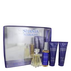 Shania Starlight Gift Set By Stetson Gift Set For Women Includes 1.7 Oz Eau De Toilette Spray + 4 Oz Body Mist + 4 Oz Shimmer Body Lotion + 4 Oz Shower Gel