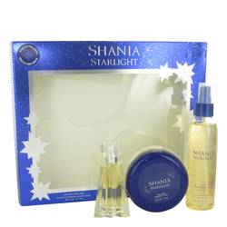 Shania Starlight Gift Set By Stetson Gift Set For Women Includes 1.7 Oz Eau De Toilette Spray + 6.7 Oz Shimmer Body Mist + 6 Oz Body Souffle