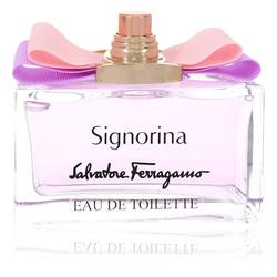 Signorina Perfume By Salvatore Ferragamo, 3.4 Oz Eau De Toilette Spray (tester) For Women