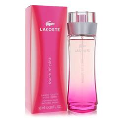Touch Of Pink Perfume By Lacoste, 3 Oz Eau De Toilette Spray For Women