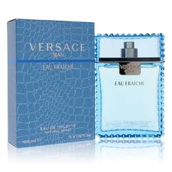 Versace Man Cologne By Versace, 3.4 Oz Eau Fraiche Eau De Toilette Spray (blue) For Men