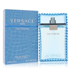 Versace Man Cologne By Versace, 6.7 Oz Eau Fraiche Eau De Toilette Spray (blue) For Men