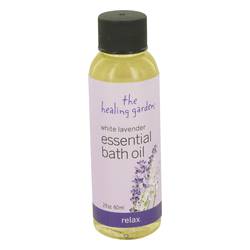 White Lavender The Healing Garden Bath Oil By The Healing Garden, 2 Oz Relax Bath Oil For Women