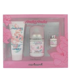 Anais Anais Perfume by Cacharel -- Gift Set - 3.4 oz Eau De Toilette Spray + 3.4 oz Body Lotion + .24 oz Mini EDT