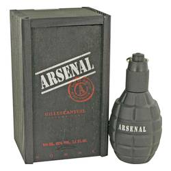 Arsenal Black Cologne by Gilles Cantuel 3.4 oz Eau De Parfum Spray