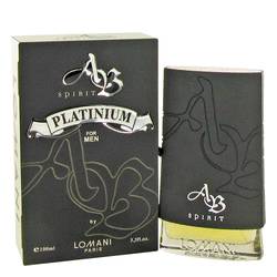 Ab Spirit Platinum Cologne By Lomani, 3.3 Oz Eau De Toilette Spray For Men