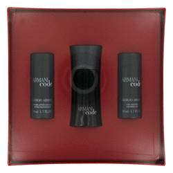 Armani Code Perfume by Giorgio Armani Perfume -- Gift Set - 1.7 oz Eau De Parfum Spray + 1.7 oz Body Lotion + 1.7 oz Shower Gel