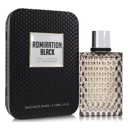 Admiration Black Cologne By Linn Young, 3.3 Oz Eau De Toilette Spray For Men