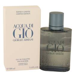 Acqua Di Gio Blue Edition Cologne by Giorgio Armani Cologne 3.4 oz Eau De Toilette Spray (Limited Edition Unboxed)