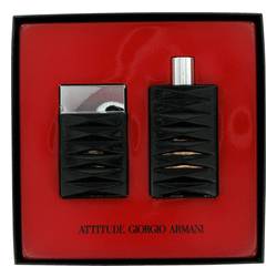 Attitude (armani) Cologne by Giorgio Armani Cologne -- Gift Set - 1.7 oz Eau De Toilette Spray + 2.5 oz After Shave