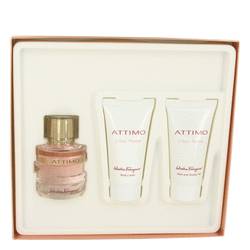 Attimo L'eau Florale Perfume by Salvatore Ferragamo Perfume -- Gift Set - 1.7 oz Eau De Toilette Spray + 1.7 oz Body Lotion + 1.7 oz Shower Gel