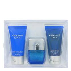 Aramis Life Cologne by Aramis Cologne -- Gift Set - 1 oz Eau De Toilette Spray + 1.7 oz After Shave Balm + 1.7 oz Shower Gel