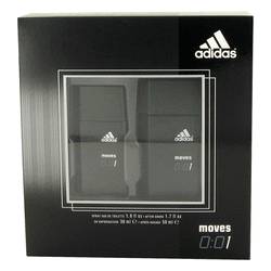 Adidas Moves 001 Cologne by Adidas Cologne -- Gift Set - 1 oz Eau De Toilette Spray + 1.7 oz After Shave